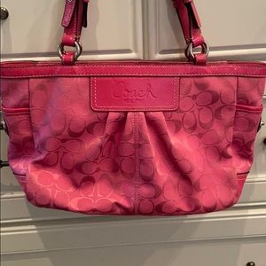 Pink Coach purse